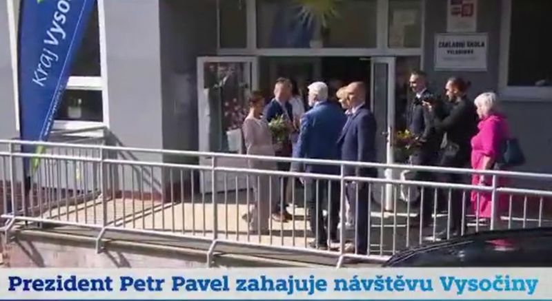 Prezident Petr Pavel navštívil Kraj Vysočina