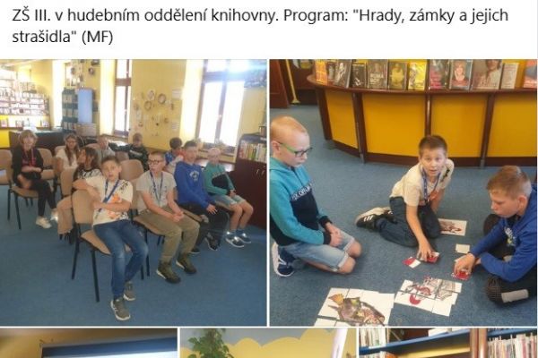 knihovna hrady zamky strasidla