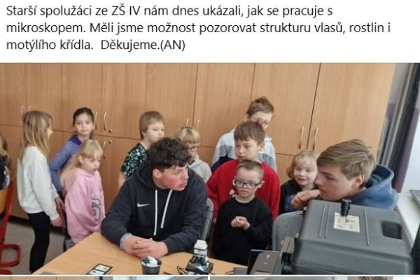 Práce s mikroskopem